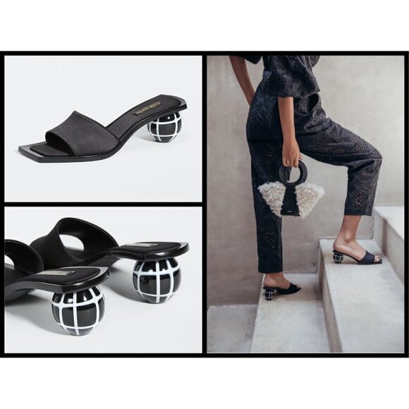 💕CULT GAIA💕 Tao Grid Sandals ~ Black EU 41 - Picture 2 of 16